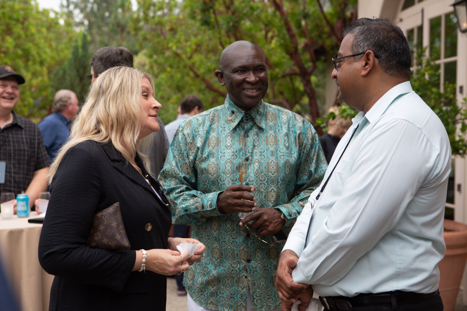 CEF members in conversation